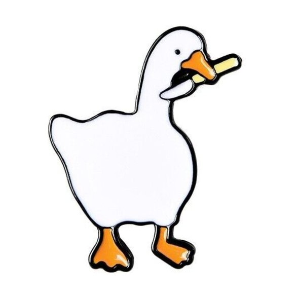 5/$20 Killer Duck Funny Lapel Pin Murderous Animals - Picture 1 of 3